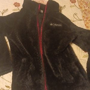 Black Columbia zip up fleece